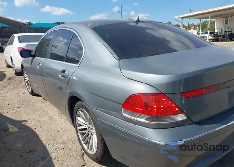 2004 BMW 745I из США, поврежденный, VIN WBAGL63444DP71192